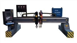 Máquina de corte Plasma e chama de aço-carbono