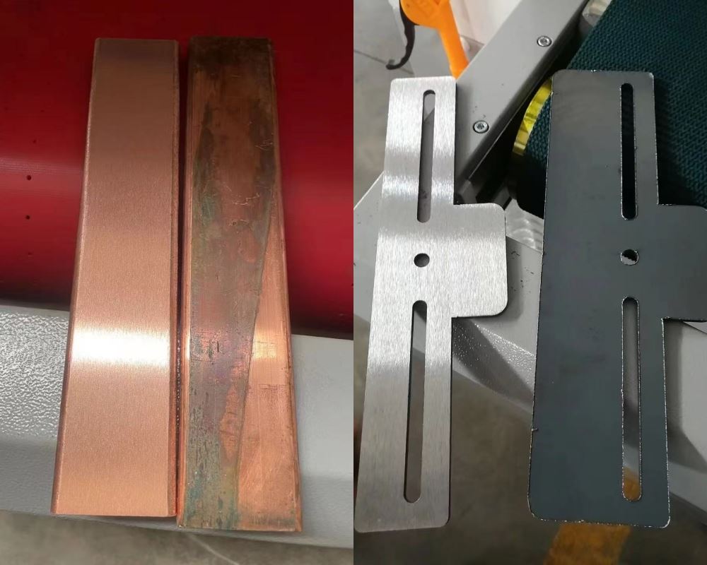 Máquina de rebarbador de cinto de metal